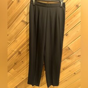 Virgo Petite Black Dress Pants Straight Leg